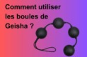 Des boules de geisha en silicone noir