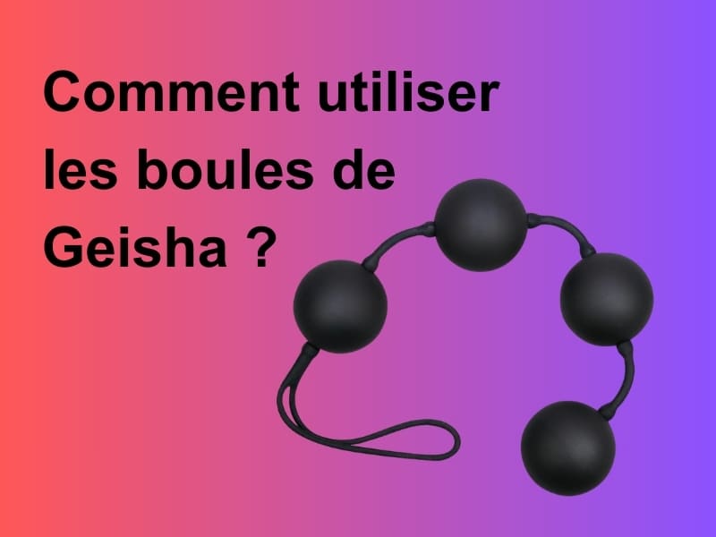 Des boules de geisha en silicone noir