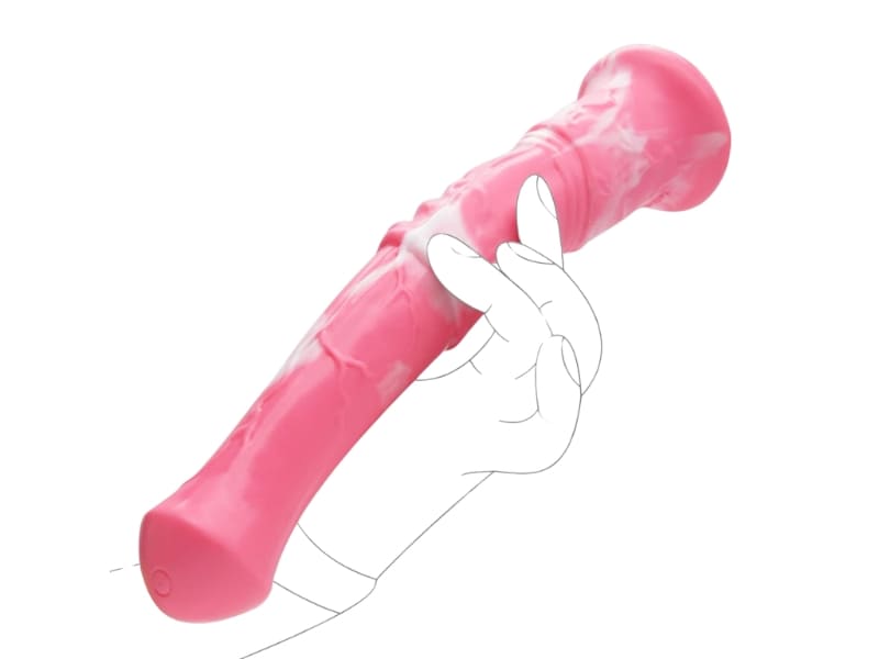 Fantasy Dildo XL Cheval – Silicone Flexible, 27 cm Insérable